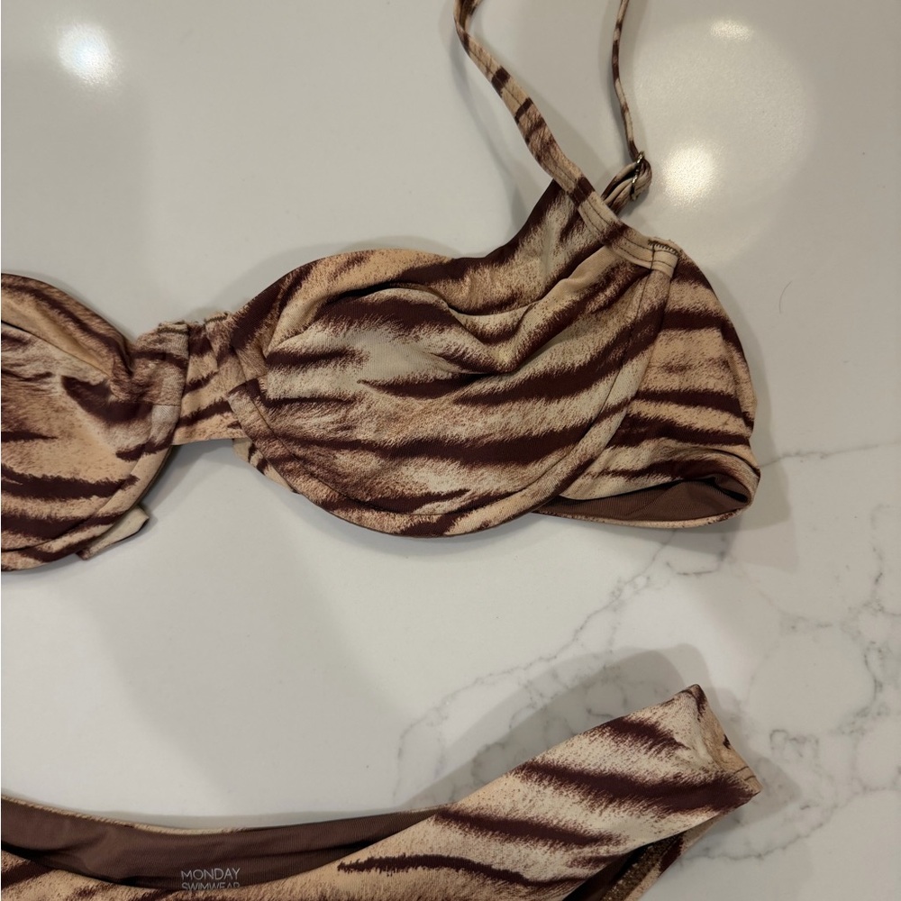 Monday Swimwear Tiger Print Bikini - Picture 2 of 5